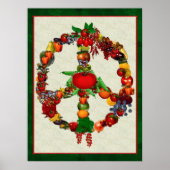 Vegie Peace Sign Poster (Vorne)