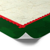 Vegie Peace Sign Poster (Ecke)