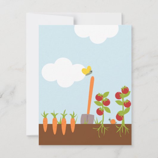 Vegtable Garden Einladung (Rückseite)