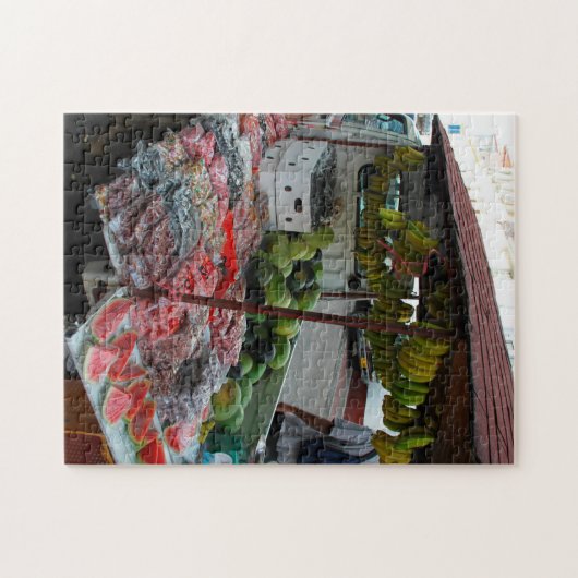 Vegtable Stall Grenada Karibik. Puzzle (Horizontal)