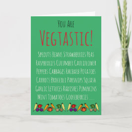 Vegtastic Gardener's Happy Birthday Personalisiert Karte