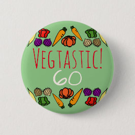 Vegtastic! Veganer Geburtstag Button