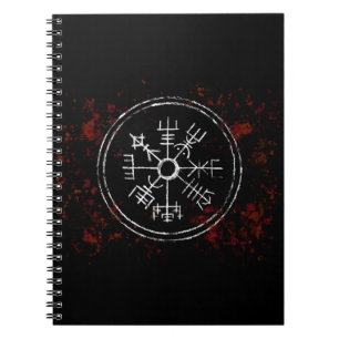 Vegvisier Norse Viking Compass Notebook Notizblock