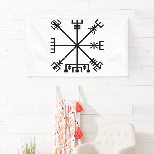 Vegvisier Viking Symbol Banner (Insitu)