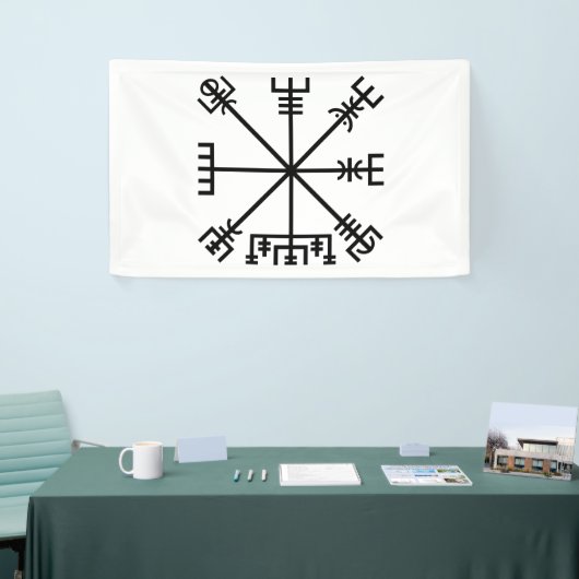 Vegvisier Viking Symbol Banner (Messeveranstaltung)