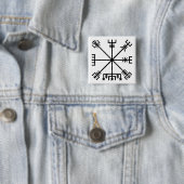 Vegvisier Viking Symbol Button (Beispiel)
