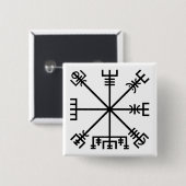 Vegvisier Viking Symbol Button (Vorne & Hinten)