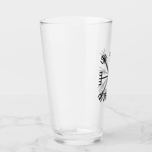 Vegvisier Viking Symbol Glas (Rechts)
