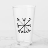 Vegvisier Viking Symbol Glas (Vorderseite)