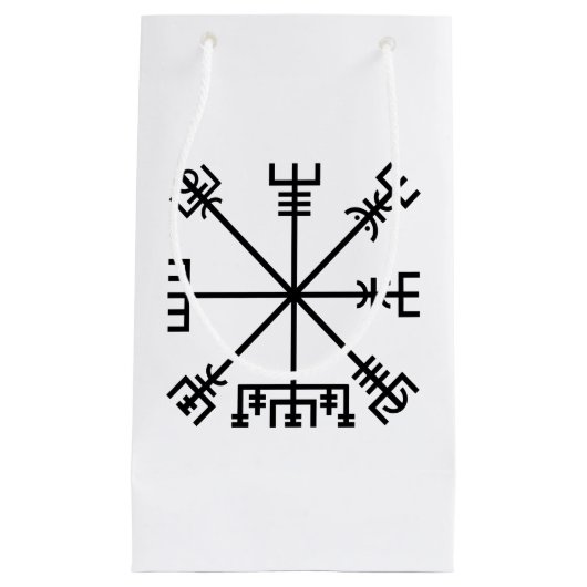 Vegvisier Viking Symbol Kleine Geschenktüte (Vorderseite)