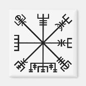 Vegvisier Viking Symbol Magnet (Vorne)