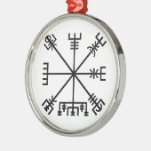 Vegvisier Viking Symbol Ornament Aus Metall (Links)