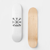 Vegvisier Viking Symbol Skateboard (Vorderseite)