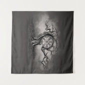 Vegvisir-Baum Wandteppich (Vorderseite (Horizontal))