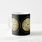 Vegvisir Compass: Führungspositionen in Island Kaffeetasse (Vorderseite Links)