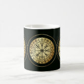 Vegvisir Compass: Führungspositionen in Island Kaffeetasse (Mittel)