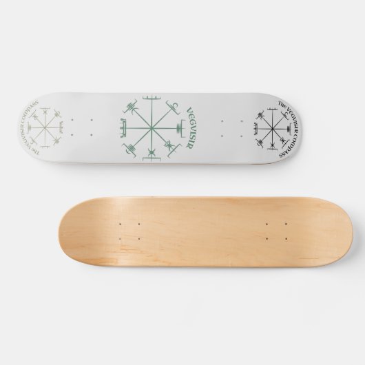 Vegvisir Compass Skateboard (Horizontal)