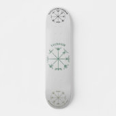 Vegvisir Compass Skateboard (Vorne)