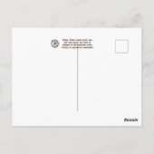 Vegvisir Compass/Wayfinder Viking Rune Postkarte (Rückseite)