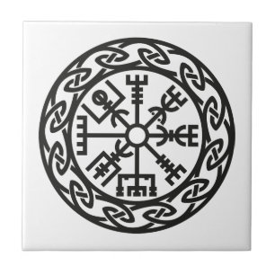 Vegvísir, Island, Traveller's Charm, Schutz Fliese