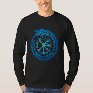 Vegvisir Jormungandr Weltunterhaltung Wandern T-Shirt
