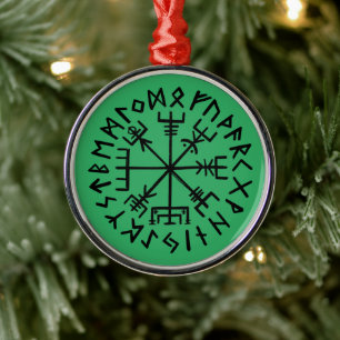 Vegvisir Metal Ornament