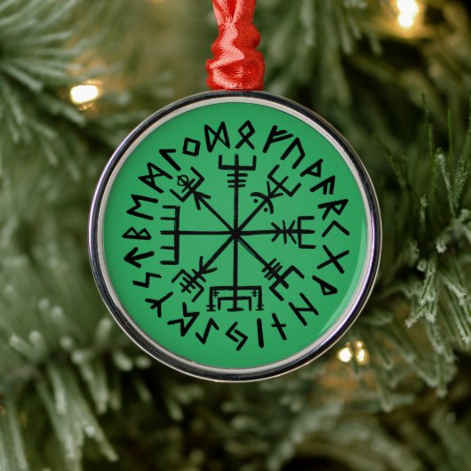 Vegvisir Metal Ornament (Baum)