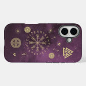 Vegvisir & Norse Runes | ösoterisch Case-Mate iPhone Hülle (Rückseite (Horizontal))