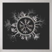 Vegvisir Norse Viking Compass Poster (Vorne)