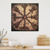 Vegvisir Poster (Küche)