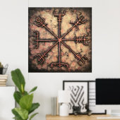 Vegvisir Poster (Heimbüro)