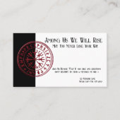 Vegvisir (rötlich) visitenkarte (Vorderseite)