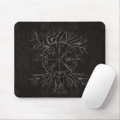 Vegvisir und Baum des Lebens Yggdrasil Mousepad (Mit Mouse)