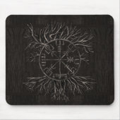 Vegvisir und Baum des Lebens Yggdrasil Mousepad (Vorne)