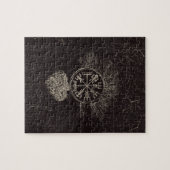 Vegvisir und Baum des Lebens - Yggdrasil Puzzle (Horizontal)