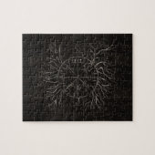 Vegvisir und Baum des Lebens Yggdrasil Puzzle (Horizontal)