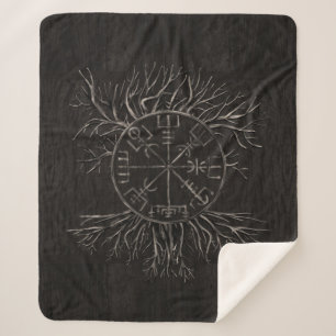 Vegvisir und Baum des Lebens Yggdrasil Sherpadecke