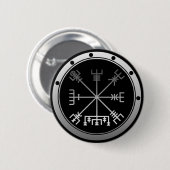 Vegvisir Viking Compass Button (Vorne & Hinten)