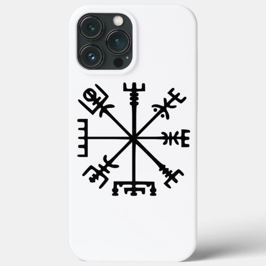 Vegvísir (Viking Compass) Case-Mate iPhone Hülle (Rückseite)