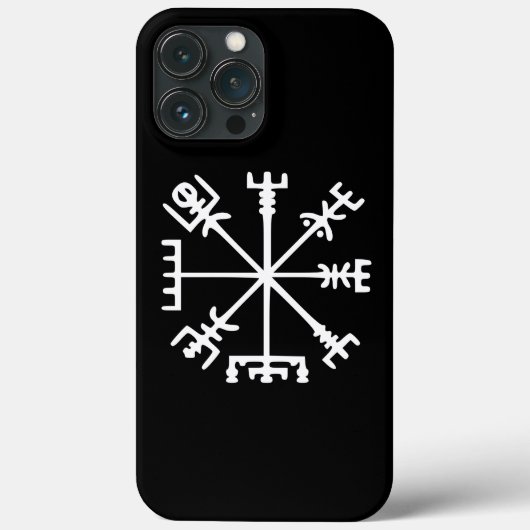 Vegvísir (Viking Compass) Case-Mate iPhone Hülle (Rückseite)