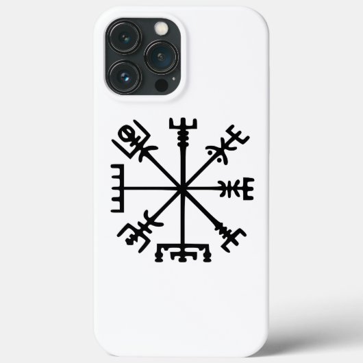 Vegvísir (Viking Compass) Case-Mate iPhone Hülle (Rückseite)