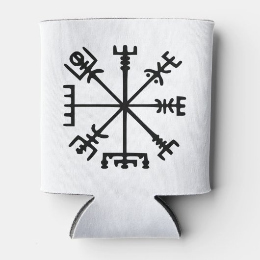 Vegvísir (Viking Compass) Dosenkühler (Vorderseite)