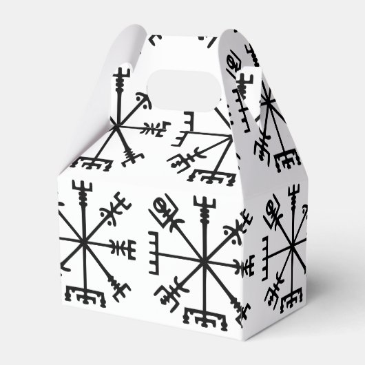 Vegvísir (Viking Compass) Geschenkschachtel (Rückseite)