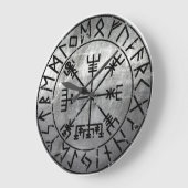 Vegvisir Viking Compass Große Wanduhr (Winkel)