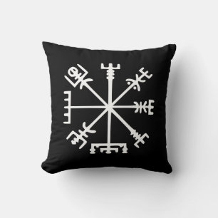 Vegvísir (Viking Compass) Kissen