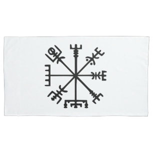 Vegvísir (Viking Compass) Kissenbezug