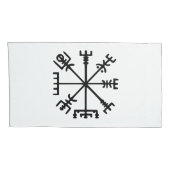 Vegvísir (Viking Compass) Kissenbezug (Rückseite-Rechts)