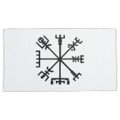 Vegvísir (Viking Compass) Kissenbezug (Vorderseite-Rechts)