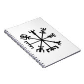 Vegvísir (Viking Compass) Notizblock (Rechte Seite)