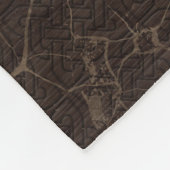 Vegvisir - Viking Compass Ornament Fleecedecke (Ecke)